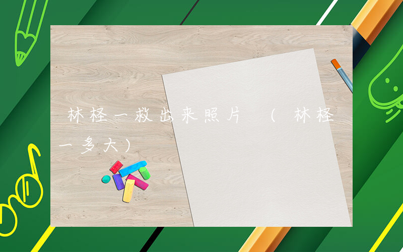 林柽一救出来照片 (林柽一多大)